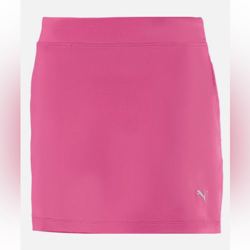 Puma Girls' Solid Knit Skort size XL in Carmen Rose